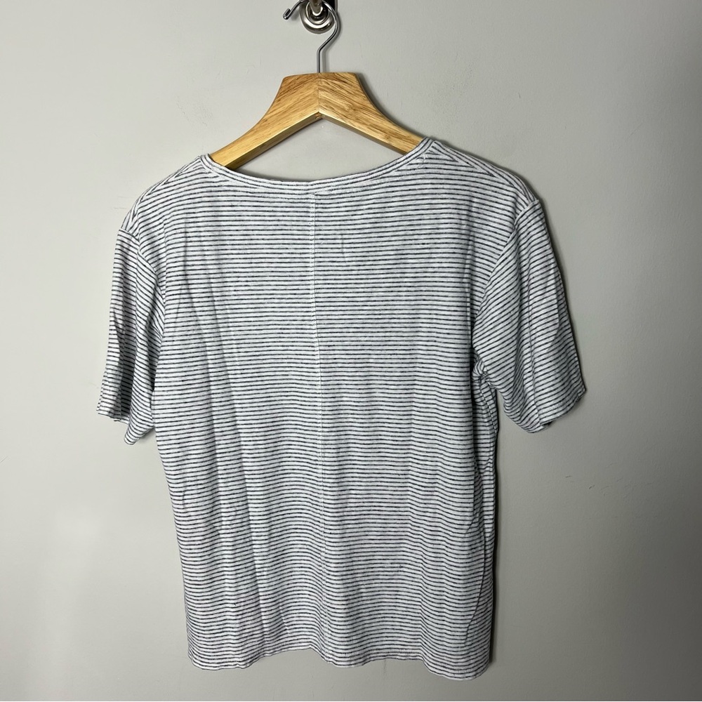 Madewell Women's Striped Gray Top - Picture 4 of 7